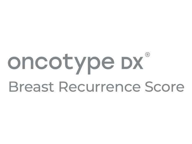 Oncotype DX Breast Recurrence Score logo.